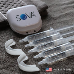 Non-peroxide whitening gel suitable for sensitive teeth