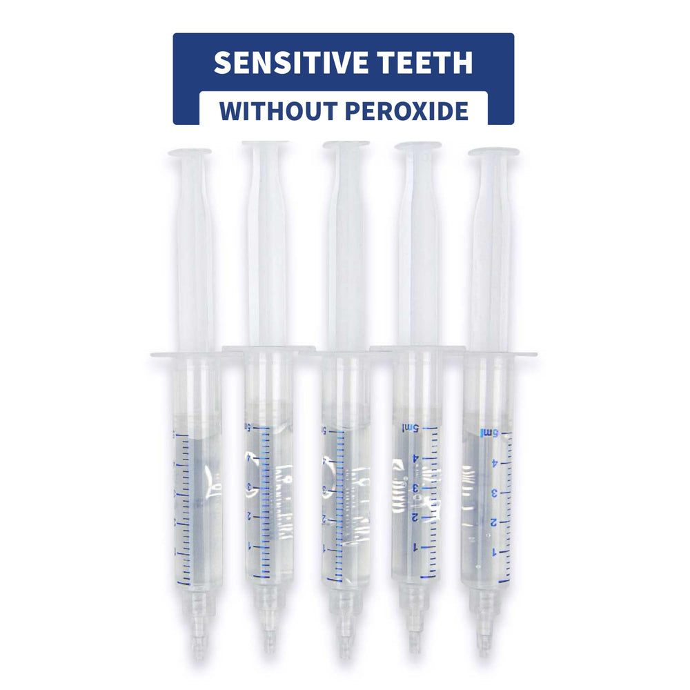 SOVA White whitening gel syringes and packaging