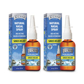 Hero image of Sovereign Silver Bio-Active Colloidal Silver Hydrosol nasal spray in a pack of two 2oz bottles.
