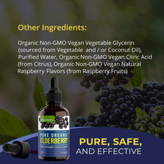 Allergen-free elderberry drops without soy, dairy, gluten or sugar