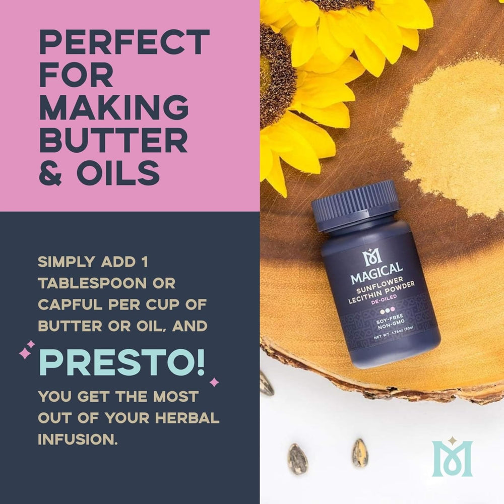 Soy-free, non-GMO sunflower lecithin powder