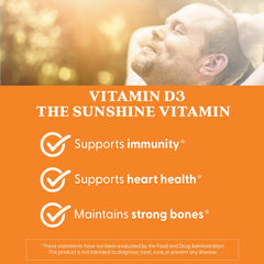 Soy-free Vitamin D3 5000 IU dietary supplement packaging