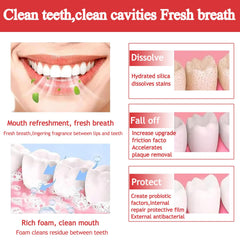 Teeth being deeply cleaned by SP-10 Probiotic Whitening Toothpaste