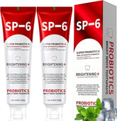 SP-6 Probiotic Whitening Toothpaste tube and packaging