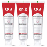 Front view of SP-6 Probiotic Whitening Toothpaste tube