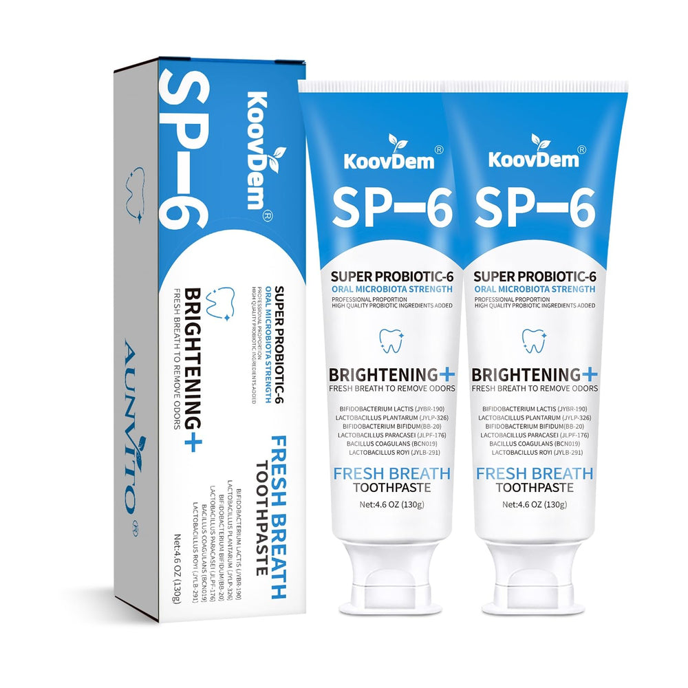 SP-6 Probiotics Whitening Toothpaste Blue packaging