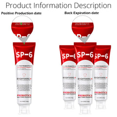 Complete oral wellness with SP-6 toothpaste concept