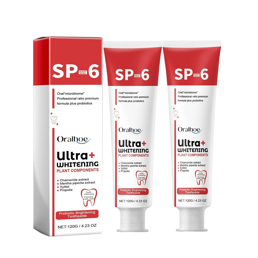 SP-6 toothpaste red style front view