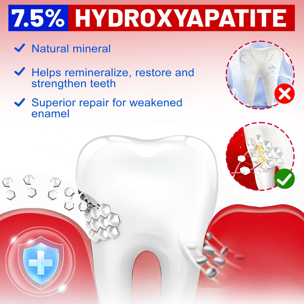 Enamel protection concept with tooth illustration