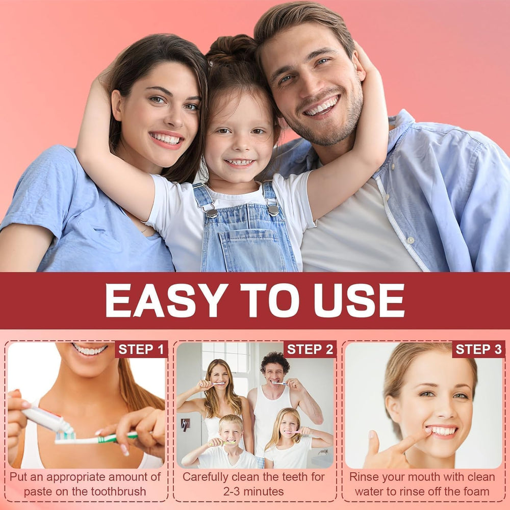 Gum health concept with clean gums and whitening benefits