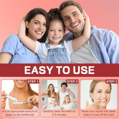 Gum health concept with clean gums and whitening benefits