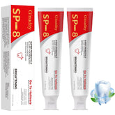 Front view of SP-8 Probiotic Whitening Toothpaste tube