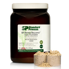 Canister of Standard Process SP Detox Balance Chai detox cleanse powder