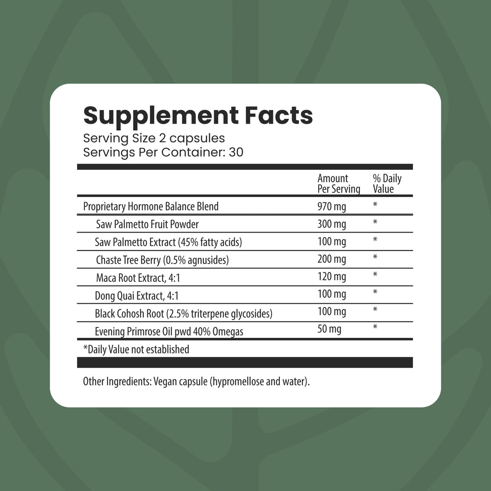 Front view of The Spa Dr. Hormone Balance packaging