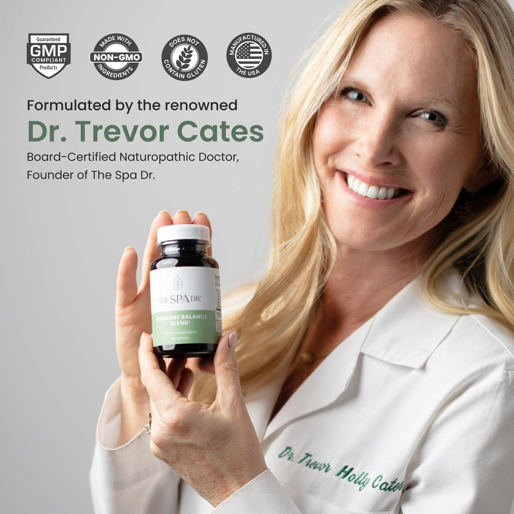 Wellness setup featuring The Spa Dr. Hormone Balance for Women