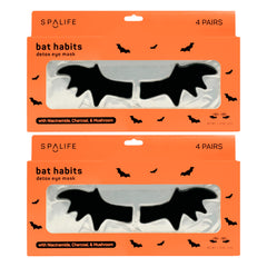 SpaLife Halloween hydrogel under-eye patches in package with 8 pairs