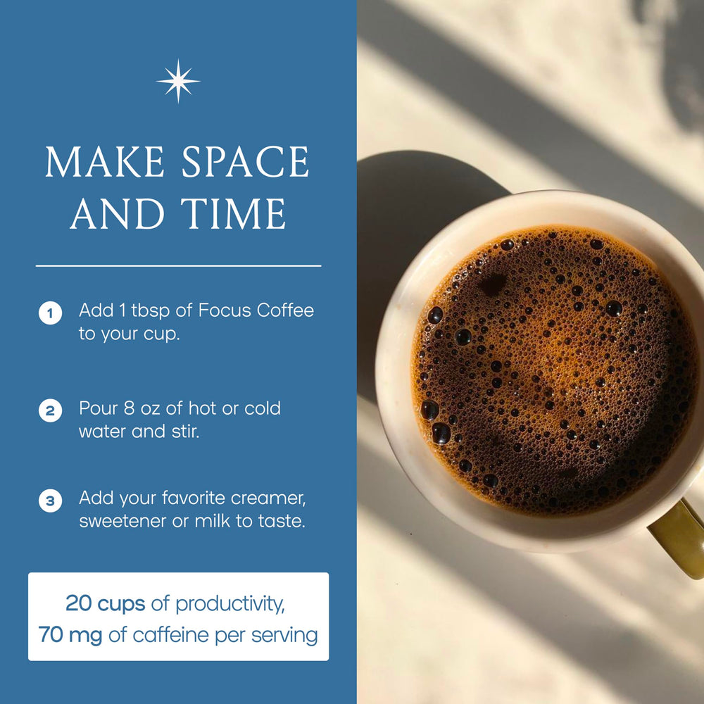 Nutrition highlight: 70 mg caffeine per serving