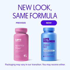 Sparkle Fiber bottle highlighting digestive enzymes