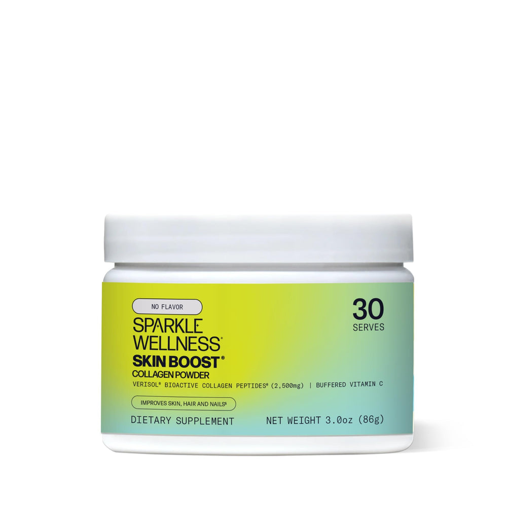 Sparkle Wellness VERISOL collagen peptides powder container label