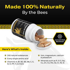 Spartan bee bread extract bottle