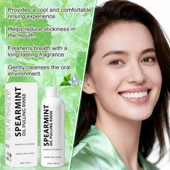 Cold-pressed coconut oil bottle for oral care