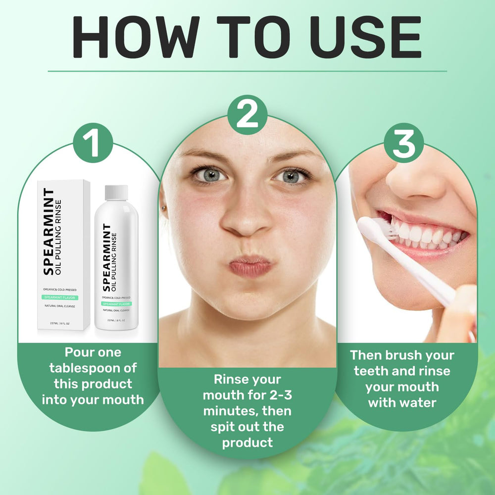 All-natural mint flavor for long-lasting freshness