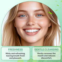 Product packaging and labeling of Spearmint Oil Pulling Rinse