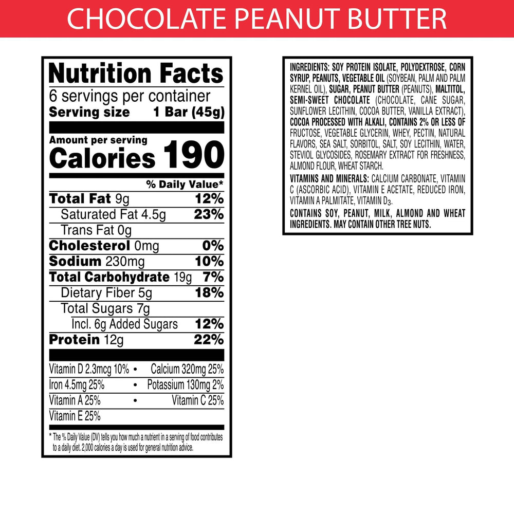 Special K 6-pack meal bars chocolate peanut butter bars ready-to-eat breakfast or snack.