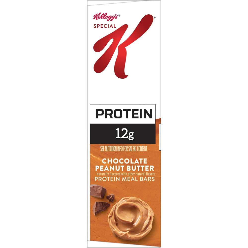 Special K 12g protein per bar on packaging appeals to protein-conscious shoppers.
