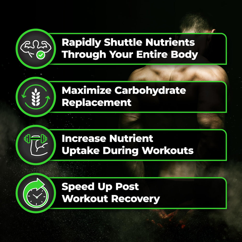 Species Nutrition Carbolyze post-workout serve emphasizes rapid glycogen refuel with zero added sugar.