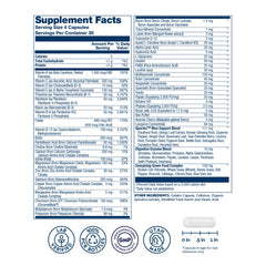 Close-up of energizing greens and vitamins in Spectro Men