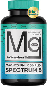 Spectrum 5 Magnesium bottle and label