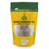 SpeedyVite Blood Lifeboost Tea packaging label