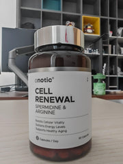 Close-up of Spermidine capsules