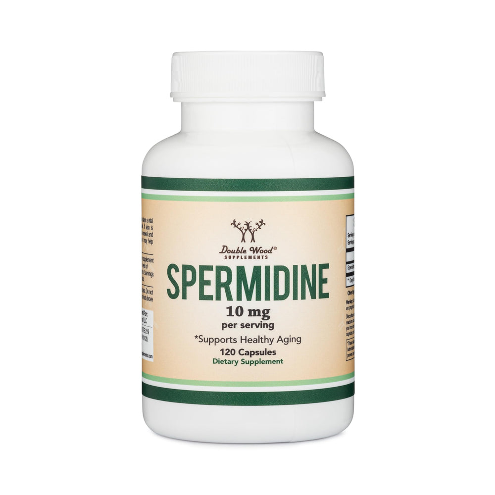 Double Wood Spermidine product packaging and box