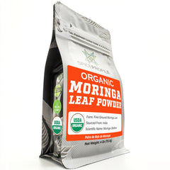 Front view of Spice Profile Moringa Powder 4oz packaging