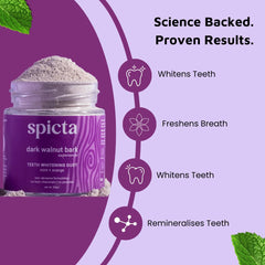 Ingredients include walnut bark, enzymes, bentonite and diatomaceous earth
