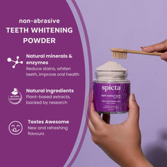 Packaging box for Spicta Walnut Bark Teeth Whitening Powder