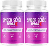 Front view of Spider Sense Max pills bottle for men
