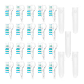 20Pcs Spinbrush replacement heads set - dual cross action design