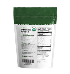 Spirulina powder used in smoothie and baking