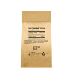 Spirulina powder texture close-up – side view