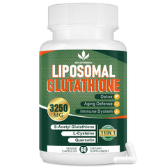 Bottle of Spliferkou 3250mg Liposomal Glutathione capsules