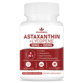 Bottle of Spliferkou Astaxanthin and Lycopene 70mg with 60 capsules