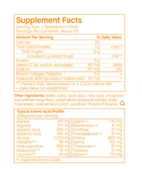 Pouring SpoiledChild Liquid Collagen Mango beside fresh mango