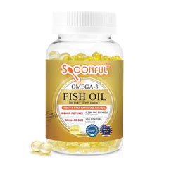Spoonful Mini Omega-3 Fish Oil bottle with label