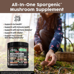 Agarikon and Reishi mushroom extracts in Sporgenic formula