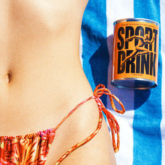 Sport Drink Made in USA label on packaging, small-batch hydration