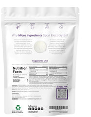 Front of bottle highlighting Non-GMO, Gluten Free, and Sugar Free claims