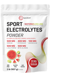 Sport Electrolytes Powder Watermelon Lime 2lb container with 90 servings